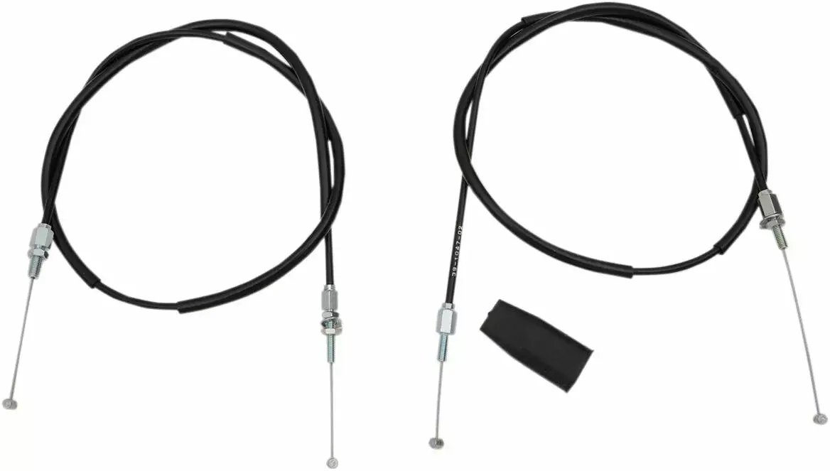 Câble d'accélérateur en vinyle noir MOOSE OFFROAD HARD-PARTS