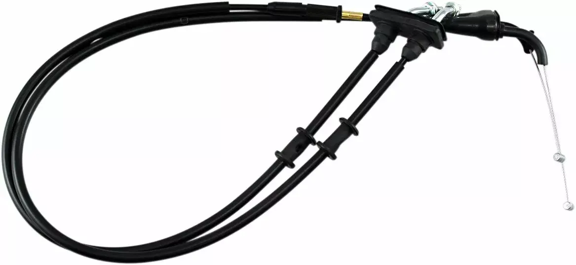 Câble d'accélérateur en vinyle noir MOOSE OFFROAD HARD-PARTS