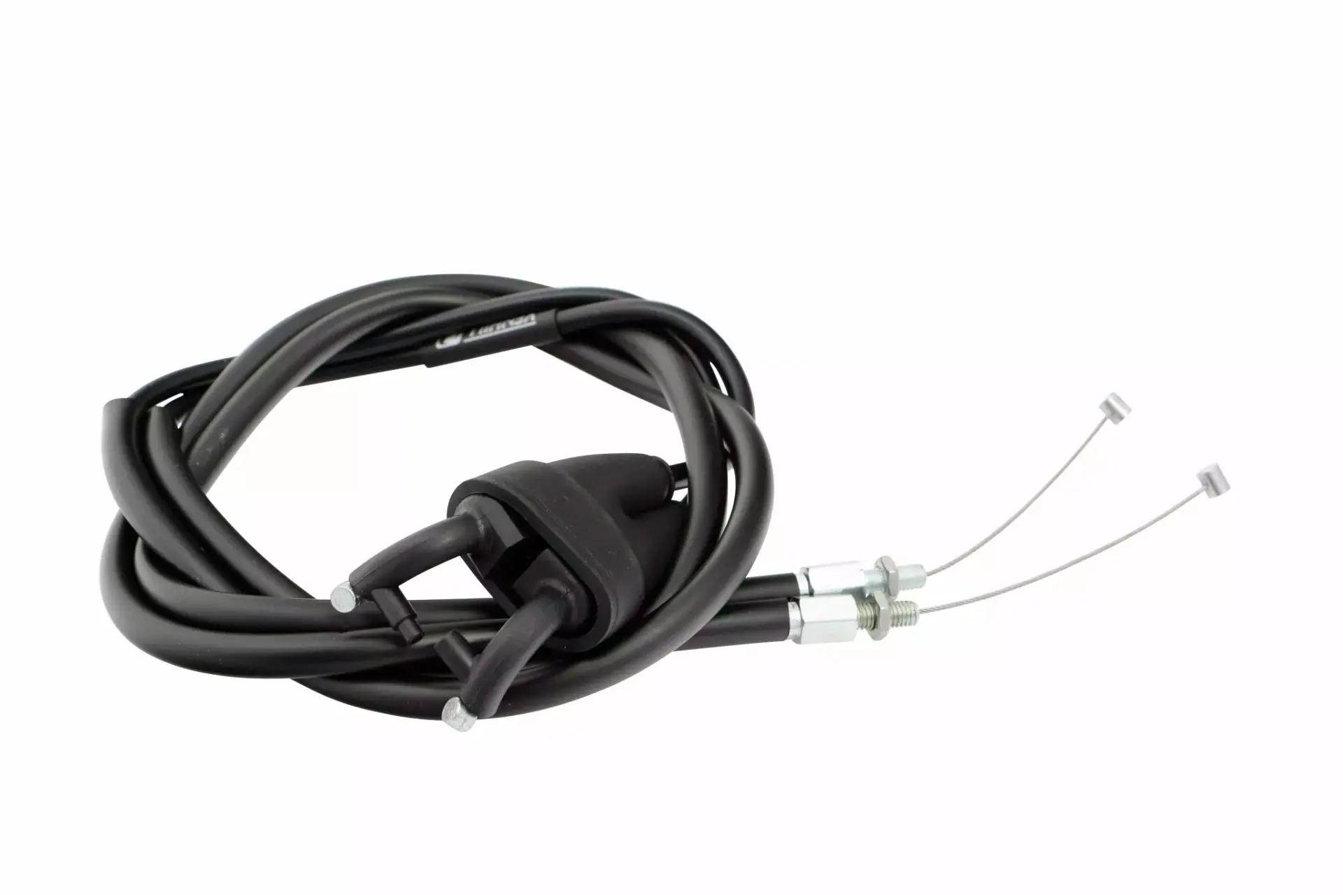 Gaszug aus schwarzem Vinyl MOOSE OFFROAD HARD-PARTS