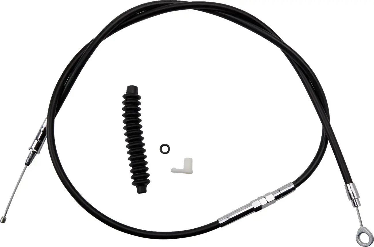 Cabo de embraiagem de alta eficiência em vinil preto DRAG SPECIALTIES