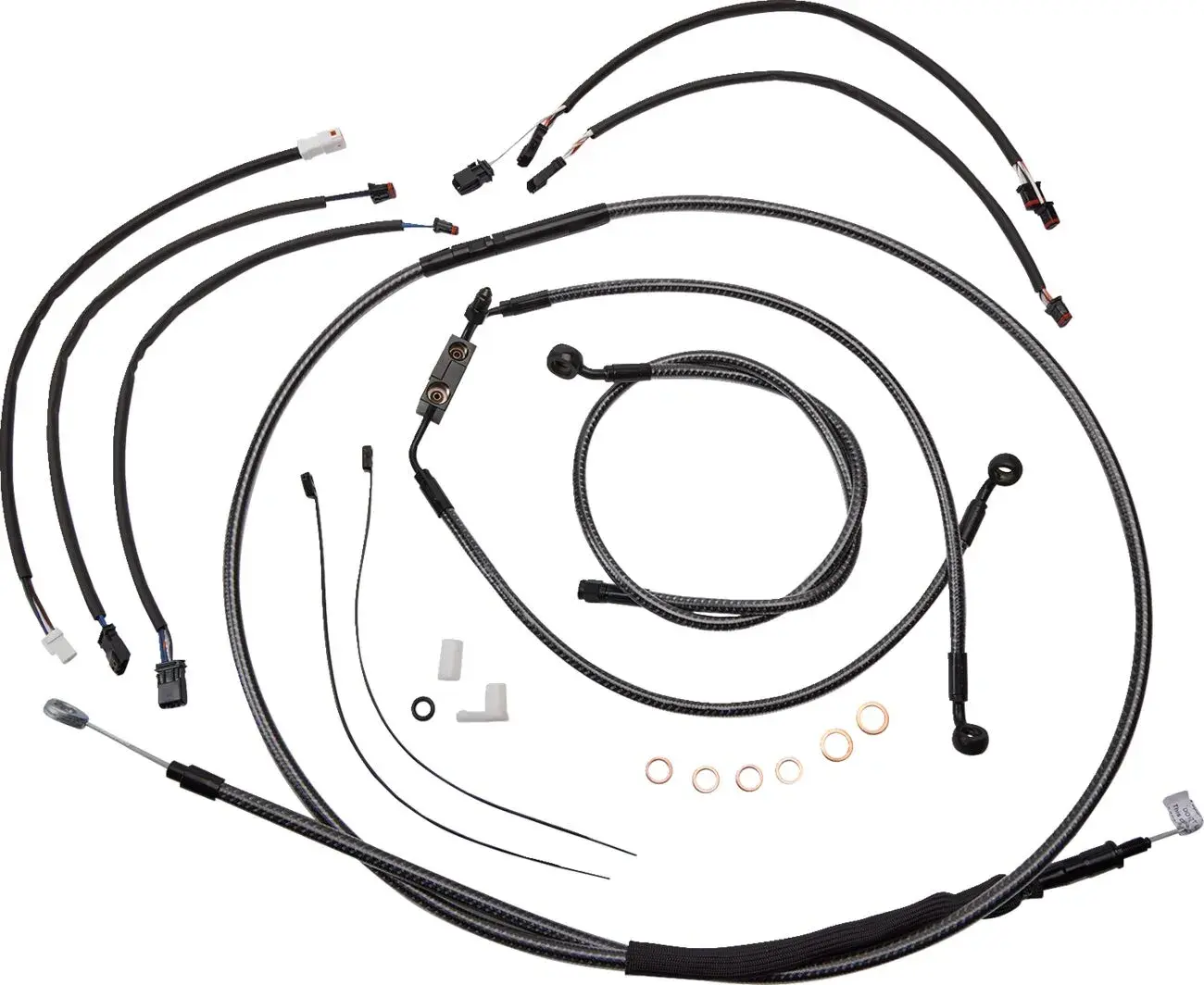 Carbon Fiber Handlebar Installation Kit MAGNUM SHIELDING