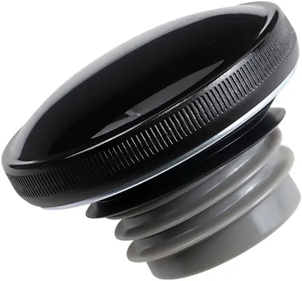 DRAG SPECIALTIES BT 96-UP কালো ফুয়েল ট্যাঙ্ক ক্যাপ