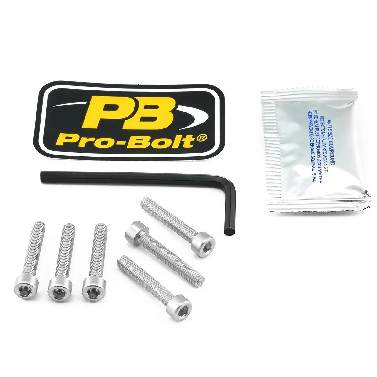 Kit de bouchon d'essence en aluminium PRO BOLT