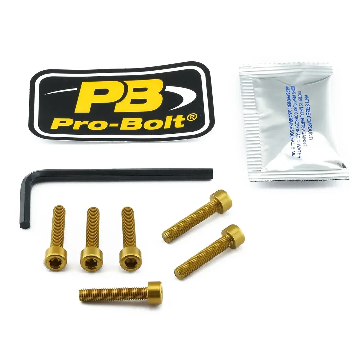 Kit de bouchon d'essence en aluminium PRO BOLT