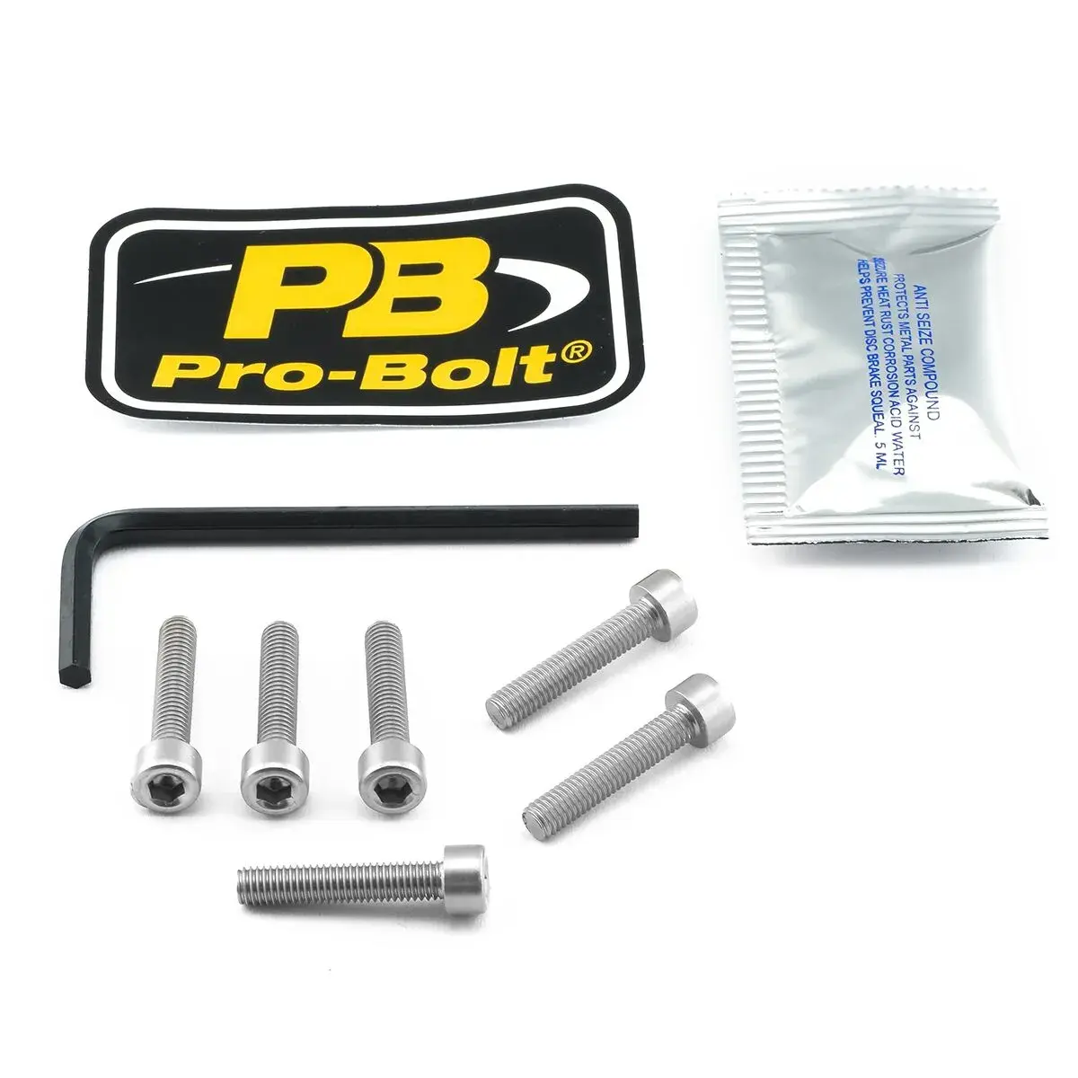 Kit de bouchon d'essence en aluminium PRO BOLT