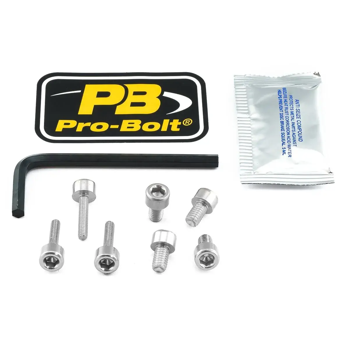 Kit șurub capac rezervor PRO BOLT argintiu — Accesorii vehicul