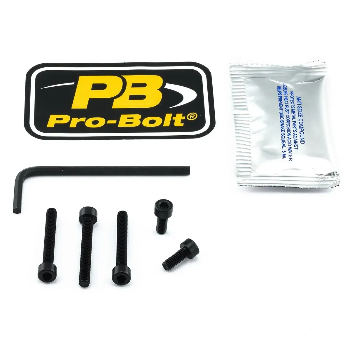 Kit bouchon de réservoir PRO BOLT Noir