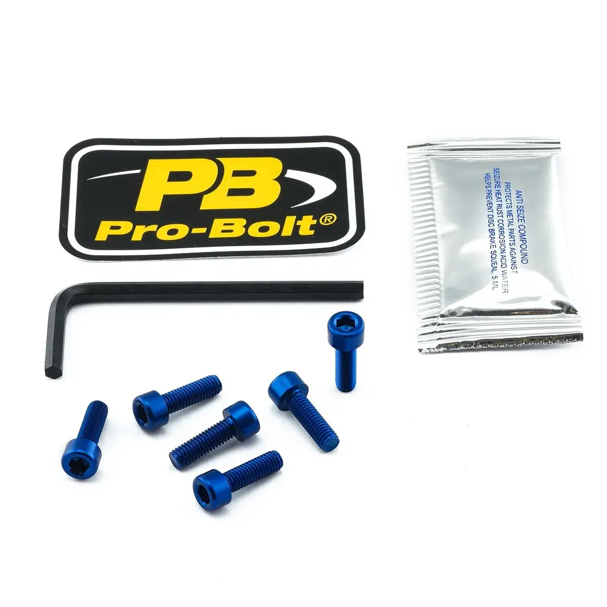 Kit Tankdeckelschrauben Bolt blau