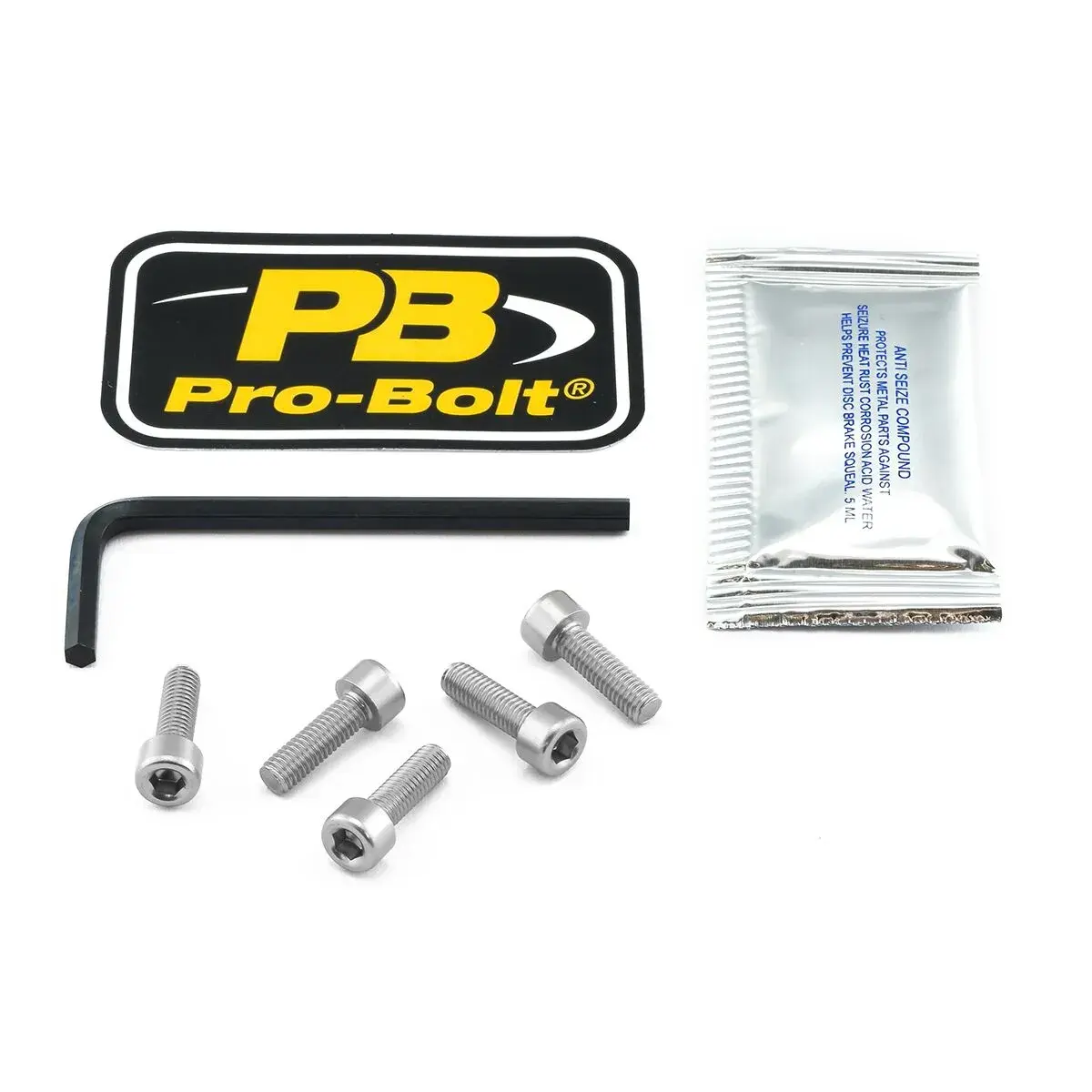 Kit bouchon d'essence aluminium PRO BOLT