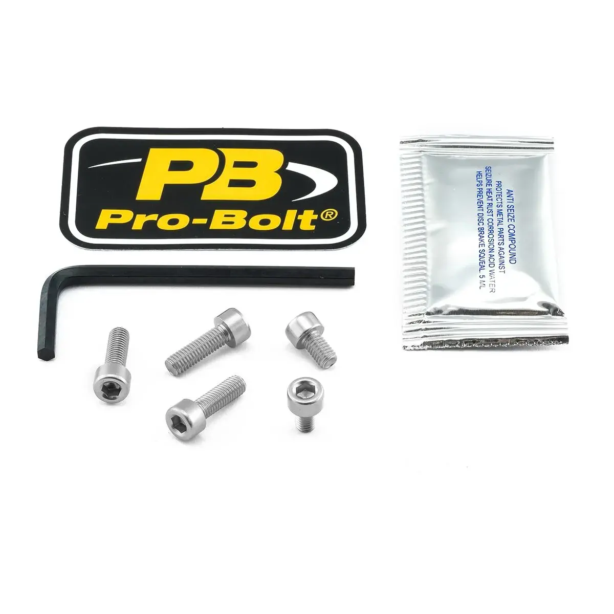 Kit de bouchon d'essence en aluminium PRO BOLT