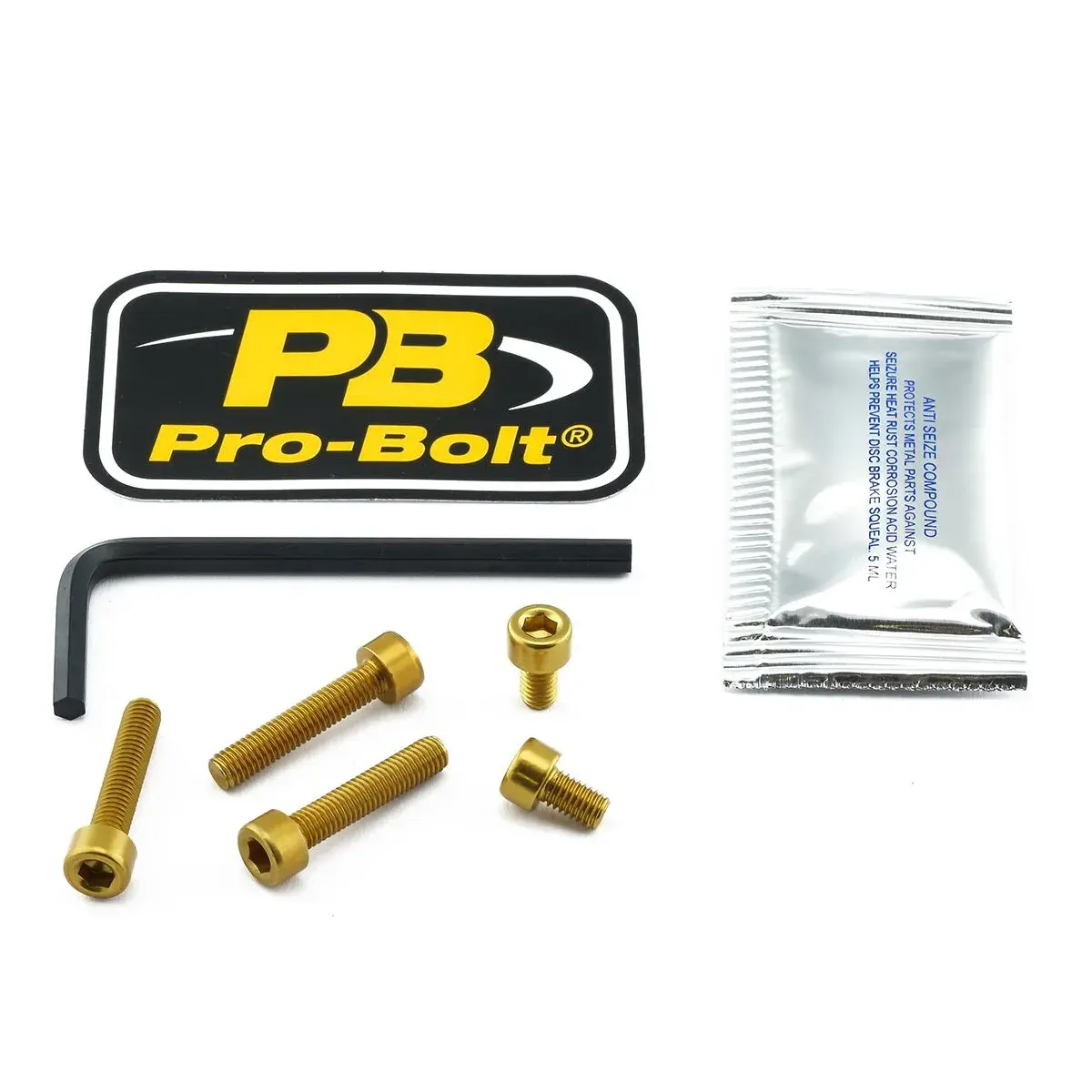 Kit de bouchon d'essence en aluminium PRO BOLT