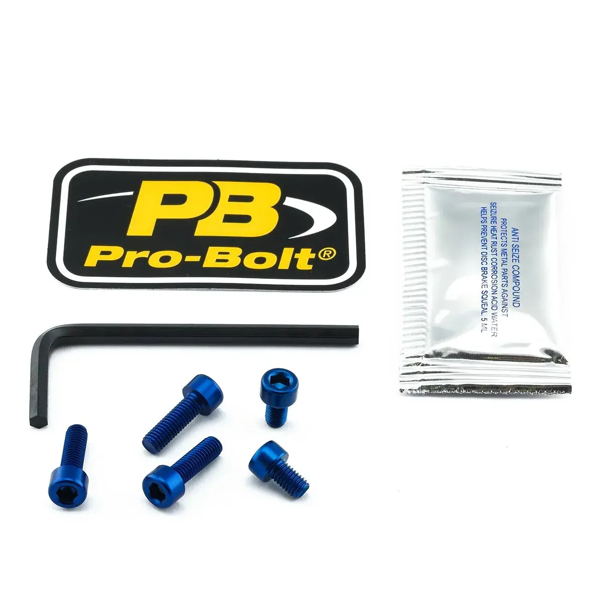 Kit bouchon d'essence aluminium Pro Bolt