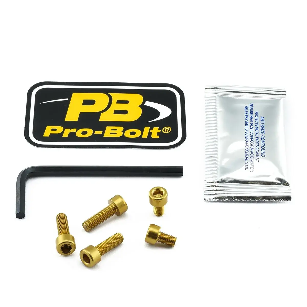 Kit de bouchon d'essence en aluminium PRO BOLT