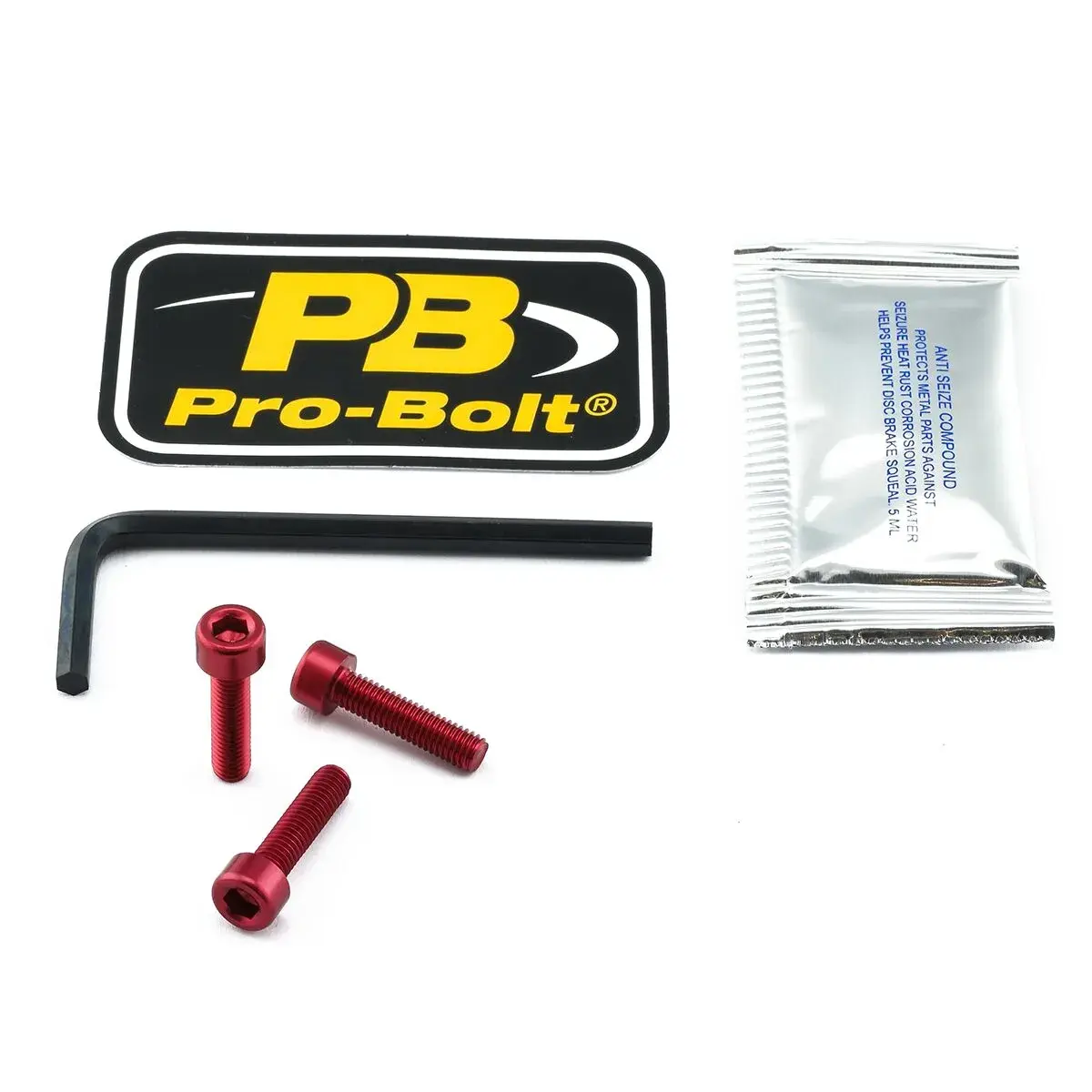 Kit de bouchon d'essence en aluminium PRO BOLT