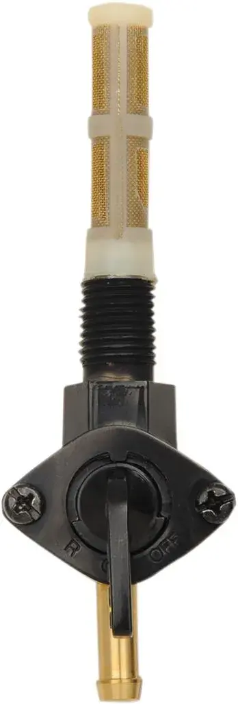 DRAG SPECIALTIES Fuel Petcock BLK 1/4NPT down
