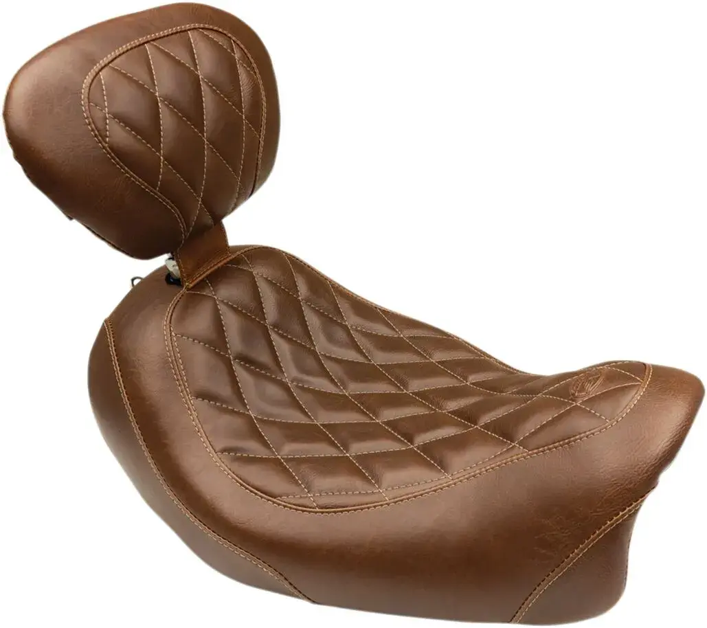 MUSTANG Seat Solo Trapézoïdal Diabolo Marron