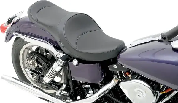 Double Bucket Low-Profile Vinyl Seat Drag Specialties Seats — view 2