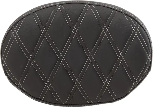 DRAG SPECIALTIES SEATS Oval Double Diamond Backrest Pad