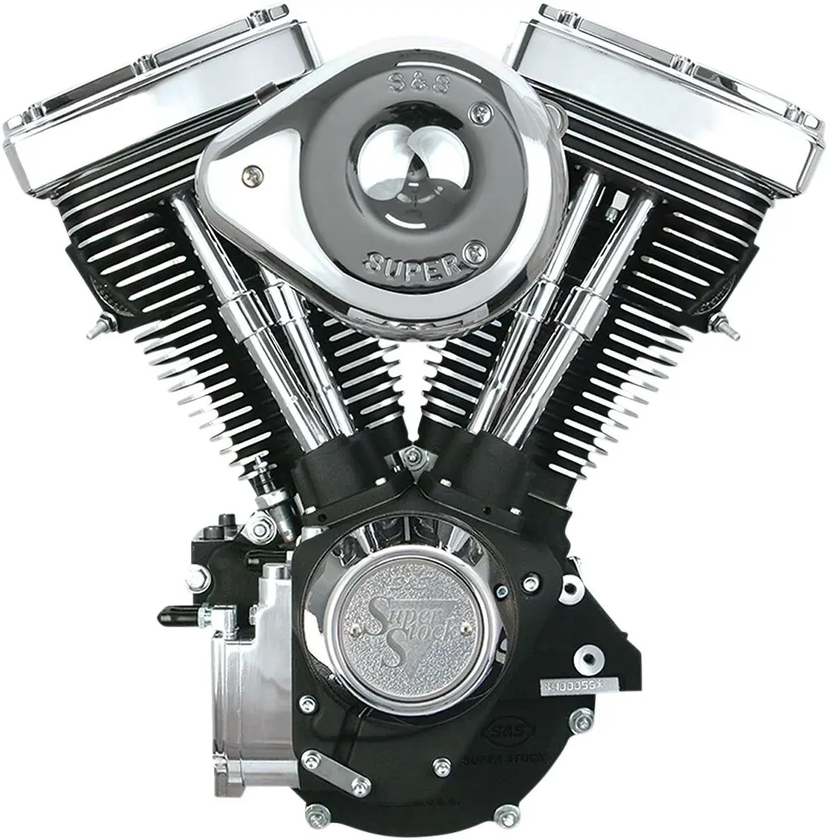 Motor complet S&S Cycle V80 negru/crom
