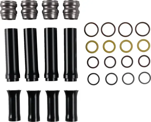Caches de tube de culbuteur 10G titane Arlen Ness