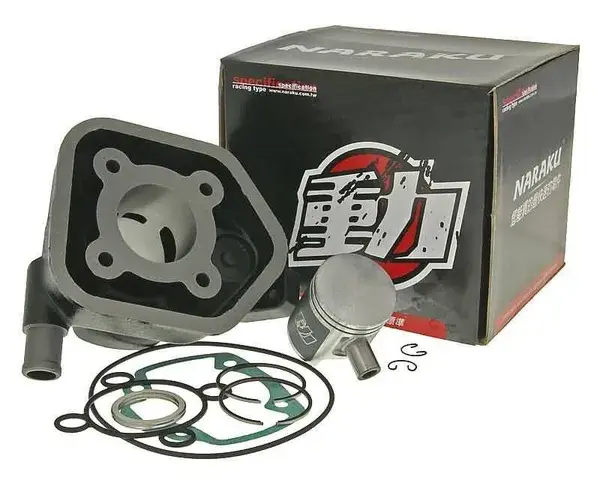 Zylinder-Kit Naraku 50 cm³ Motoren Peugeot Flüssigkeitskühlung senkrecht — Ansicht 2