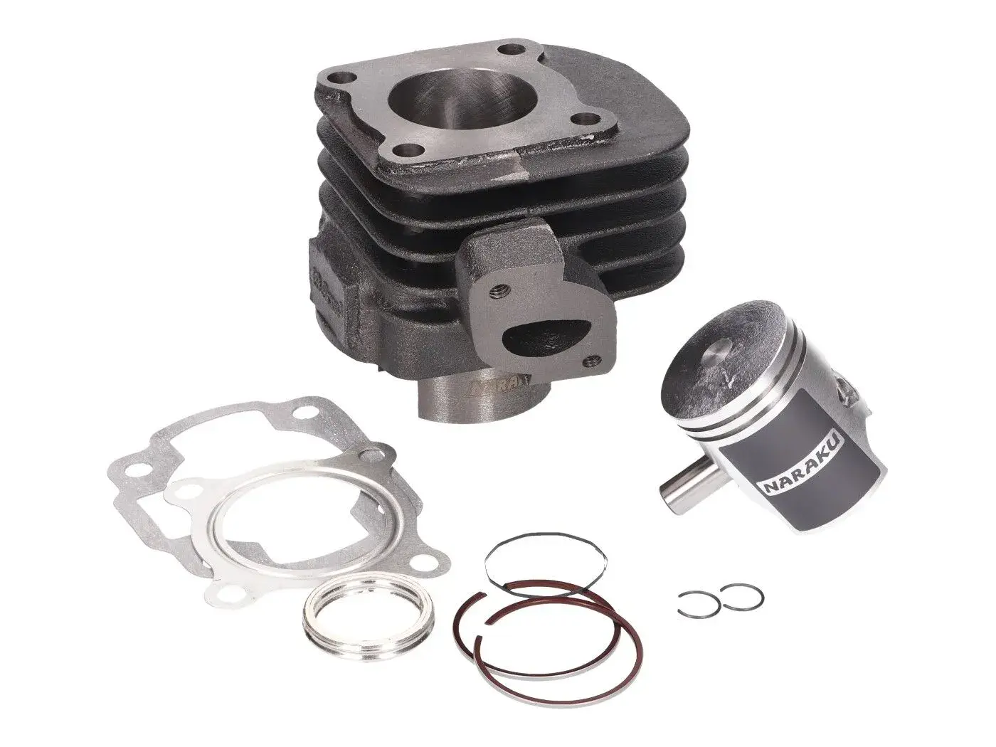 Kit de cylindre 50 cm³ axe de piston 10 mm Naraku moteurs Minarelli horizontaux refroidissement par air