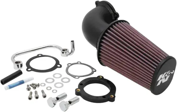 Système d'admission Aircharger® K & N avec kit de tube d'admission en aluminium cintré