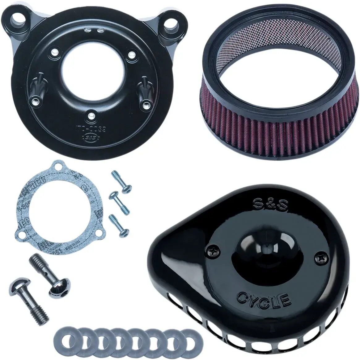 Minidråbeformet Stealth luftfiltersæt S&S CYCLE
