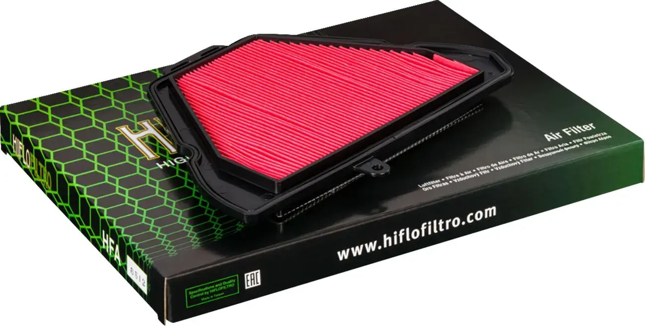 Luchtfilter Hiflofiltro HFA6512 Triumph 1050 Speed Triple 2006-2010, Sprint GT 2011-2018, Tiger 2007-2015, Tiger Sport 2016-2021