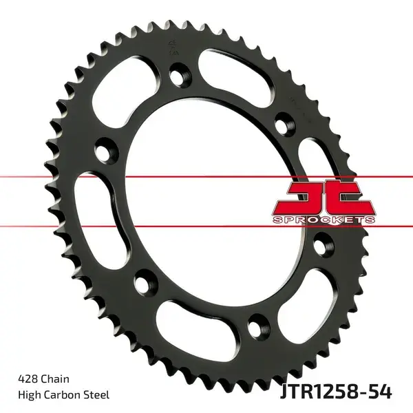 JT 스프로켓 54T 428 리어 스프로켓