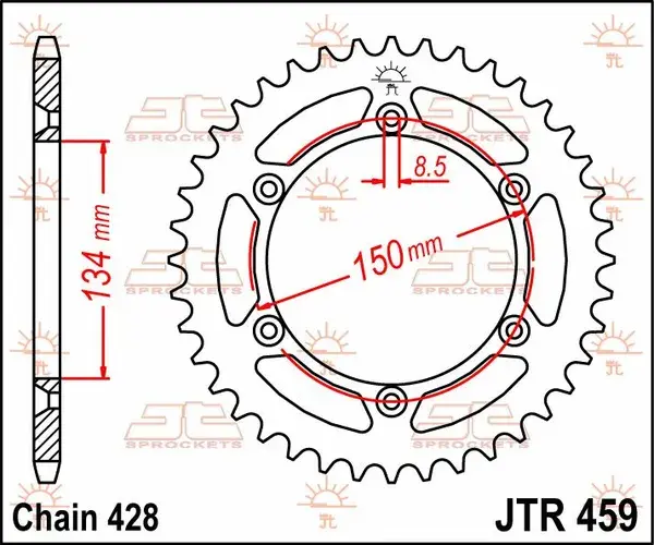 Stålkrans JT SPROCKETS — 2. billede