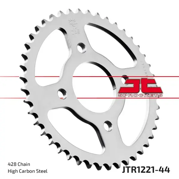 Coroană motocicletă JT Sprockets adaptabilă Honda 125 CBR-R 2011-2017 428 44 dinți oțel