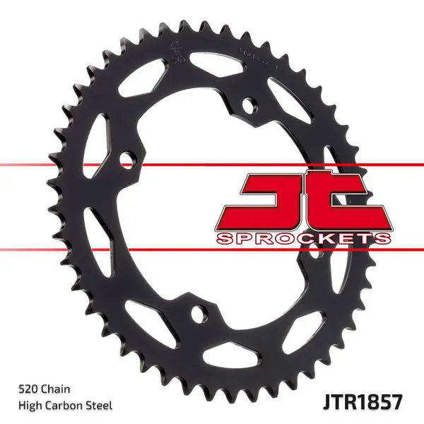 Couronne JT SPROCKETS trempée par induction finition zinc noir