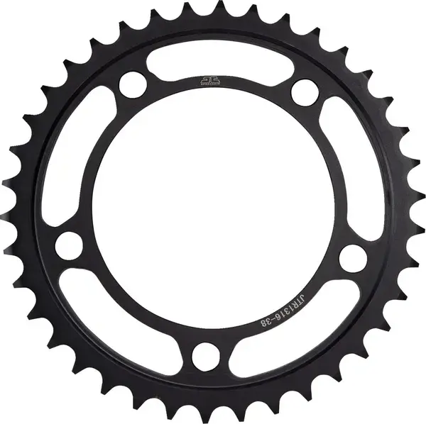 Couronne maxiscooter JT Sprockets adaptable Honda 750 X-ADV 2017+ 750 Forza 2021+ 520 38 DTS acier noir