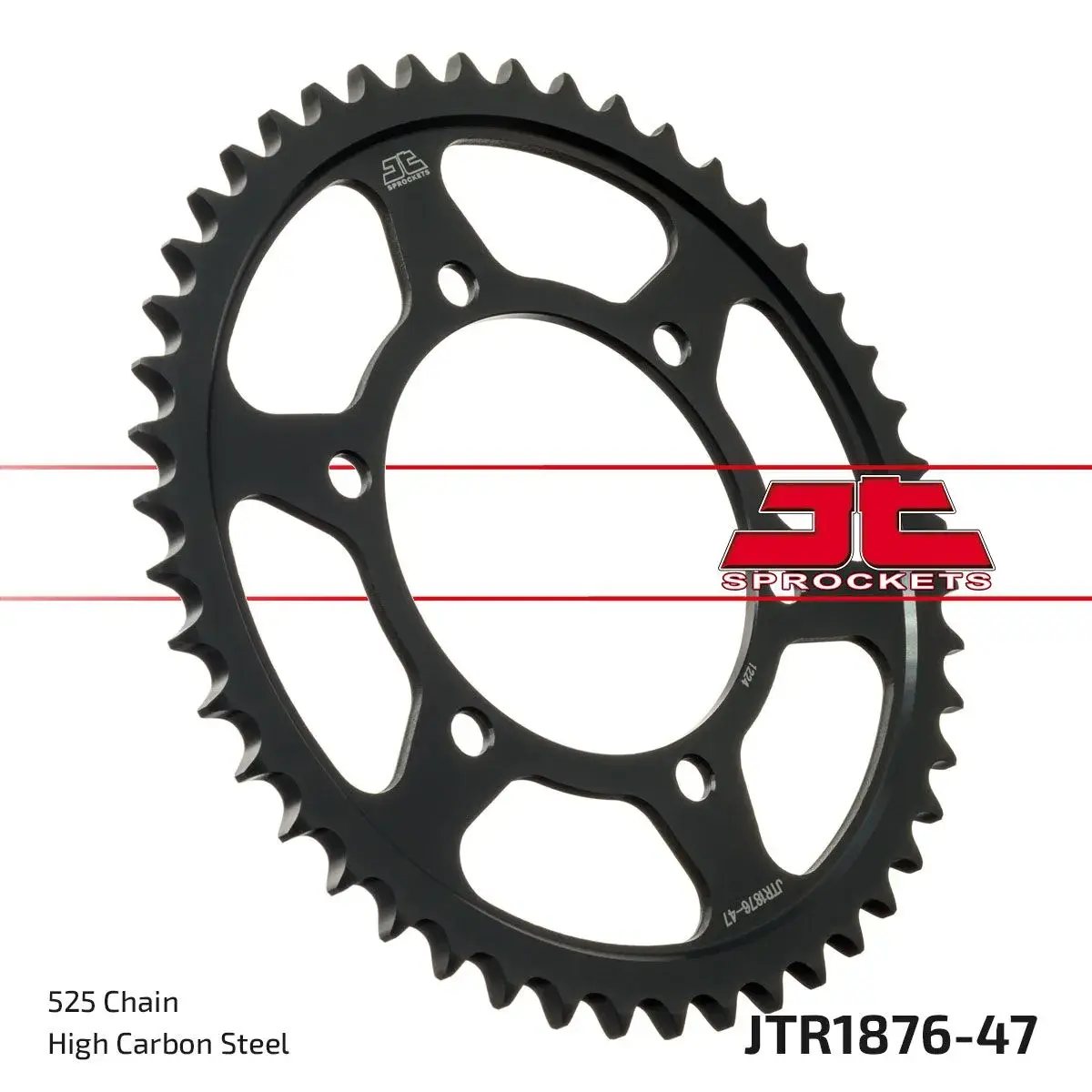 ترس دراجة JT Sprockets Suzuki GSX-8R GSX-8S GSX-8T 525 46 DTS فولاذ