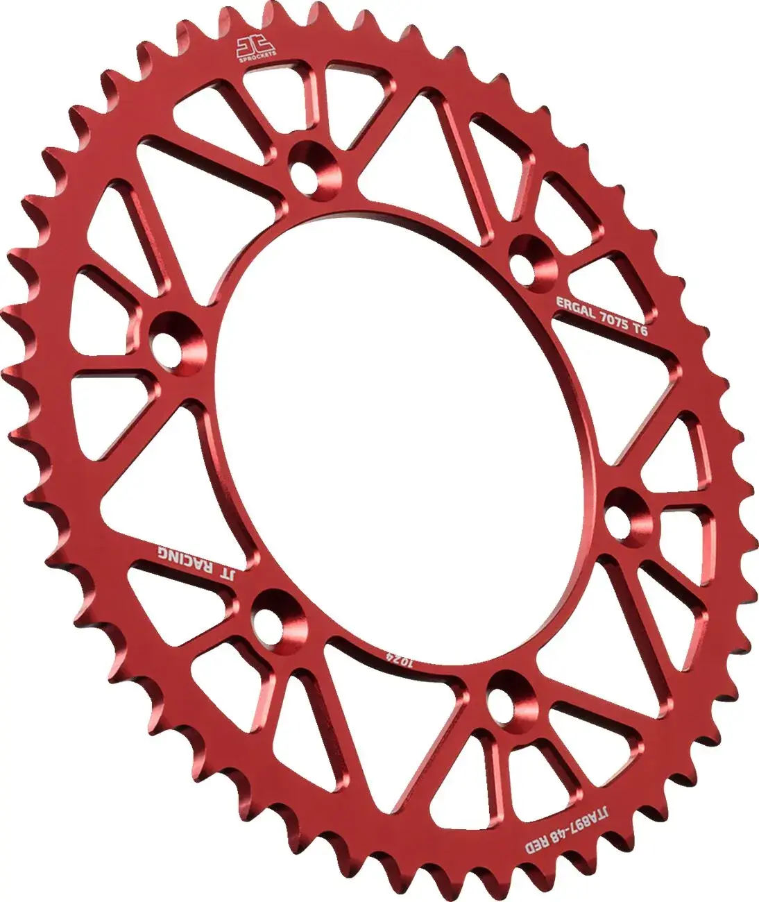 Řetězová hvězda JT SPROCKETS Sprocket RL 48T KTM červená