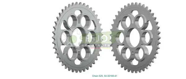 معیاری ریئر اسپراکٹ 520 ایسجٹ — 2 ویو