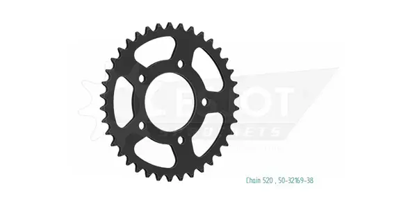 ESJOT 표준 리어 스프로킷 520