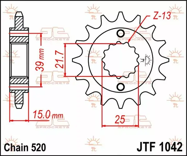 JT Sprockets Sprocket — view 3