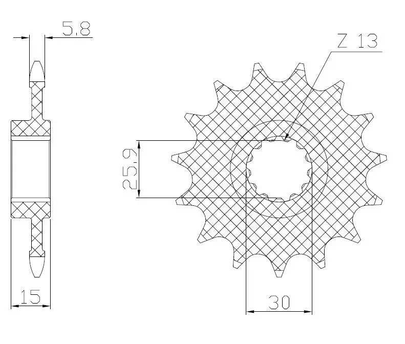 SUNSTAR SPROCKETS 520 17T 구동 스프로킷