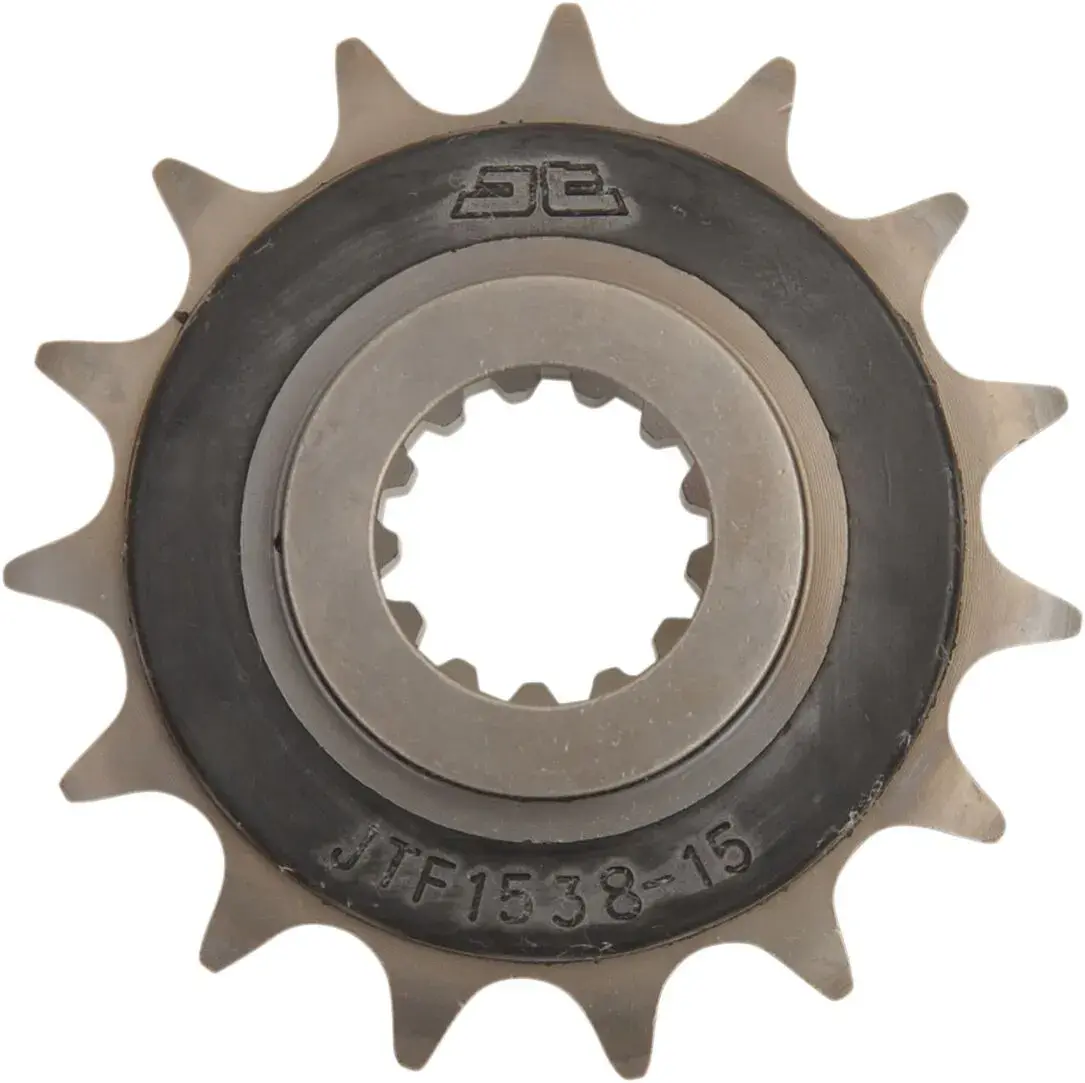 Motorrad-Ritzel JT Sprockets Kawasaki 750 Z750 2004-2012, 800 Z800 2013-2016 525 15 DTS RB gummi