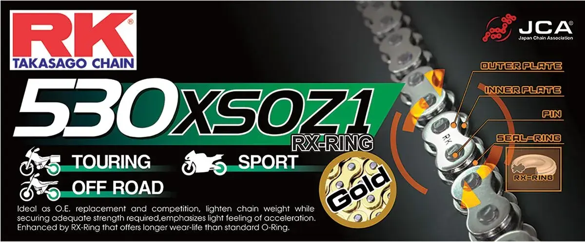 آر کے 530 ایکس-رنگ جی بی ایکس ایس او زیڈ 1 چین