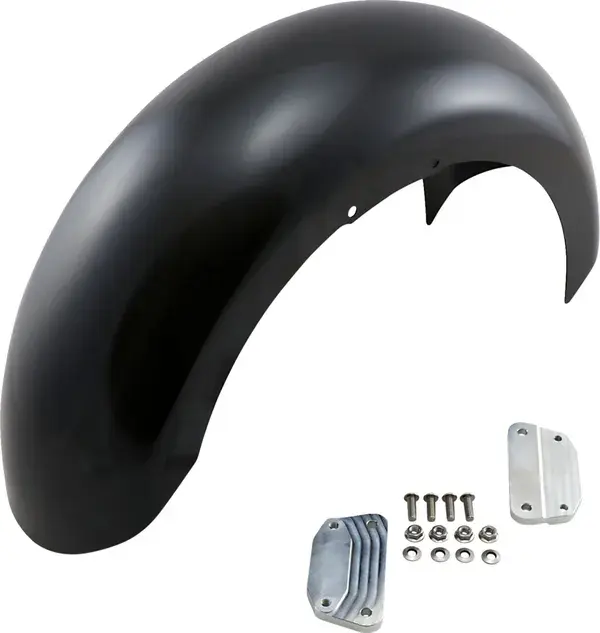Garde-boue avant Hugger Series avec blocs de montage Klock Werks pour Softail/Dyna