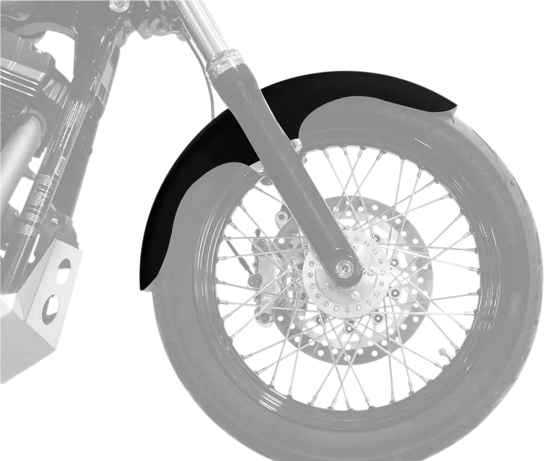 Garde-boue avant Hugger Series avec blocs de montage KLOCK WERKS pour Softail/Dyna