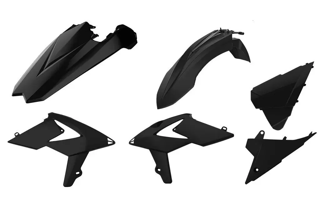 Plastiční komplet Polisport Enduro Beta črn