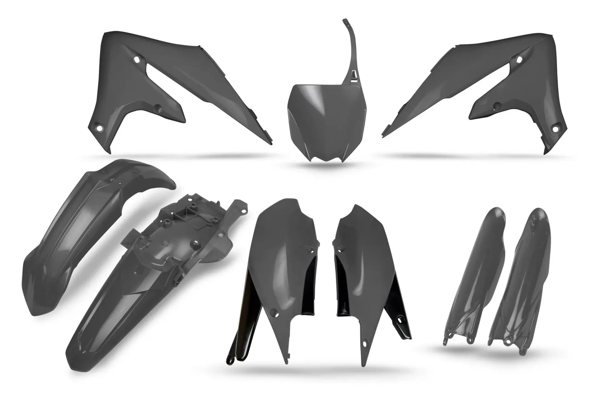Kit plastiques UFO YZF18 gris