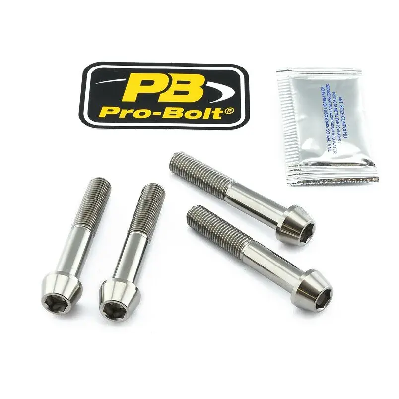 Kit de fixation d'étrier de frein en titane PRO BOLT