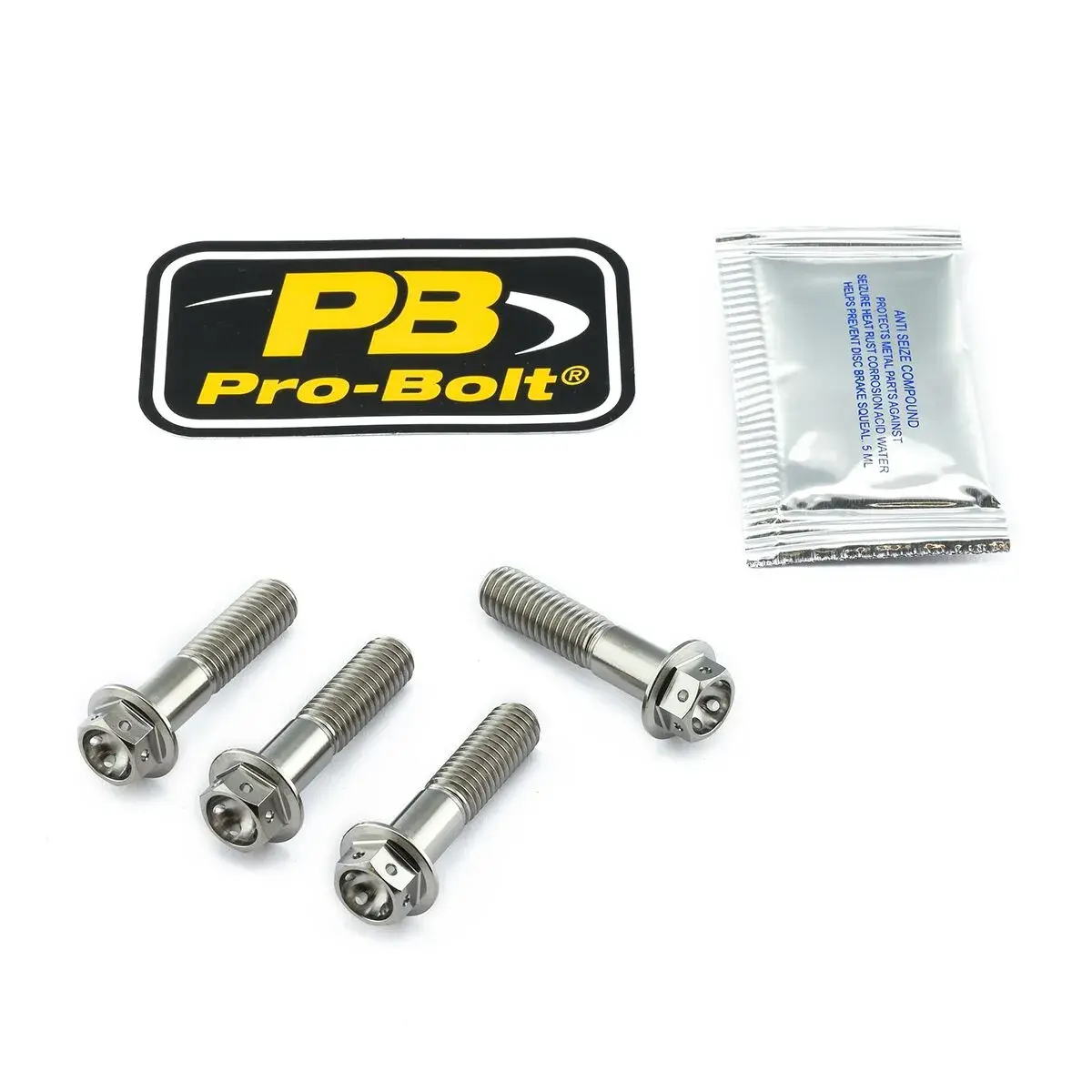 Kit de fixation d'étrier de frein en titane PRO BOLT