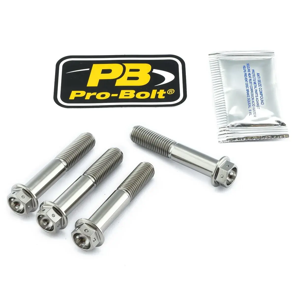 Kit de fixation d'étrier de frein en titane PRO BOLT