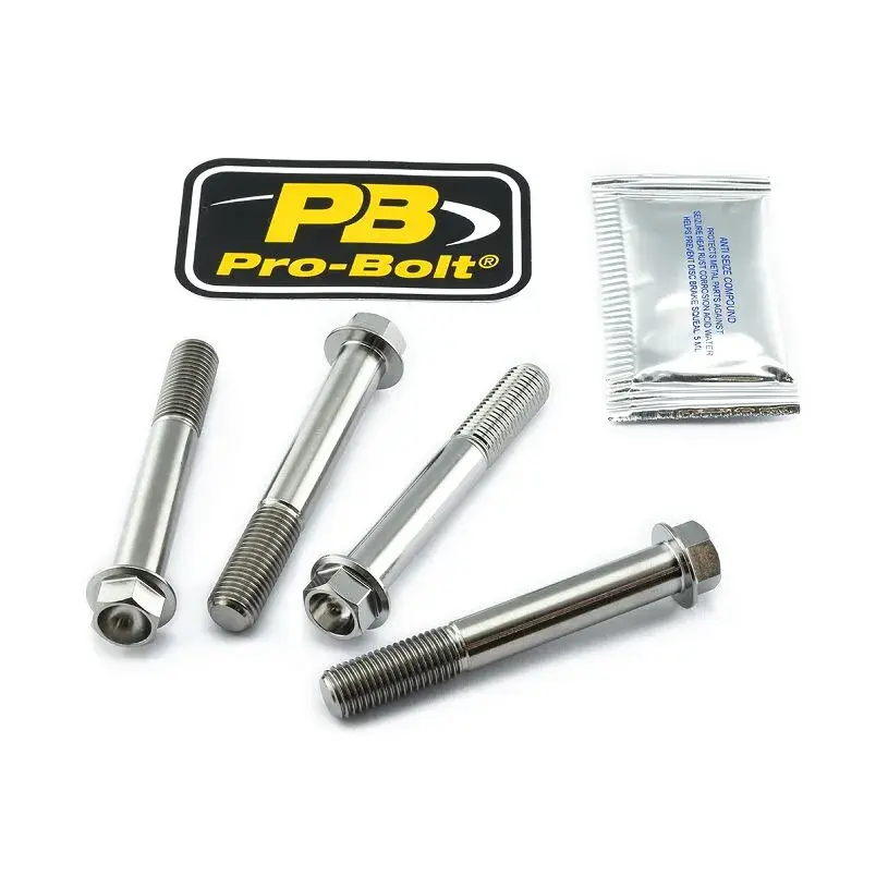 Kit de fixation d'étrier de frein en titane PRO BOLT